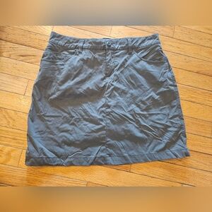 Eddie Bauer Athletic Adventure Hiking Skort Womens Sz 4 Gray Pockets Lightweight